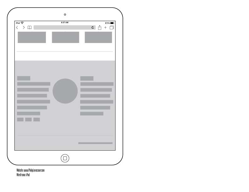 wireframe layout