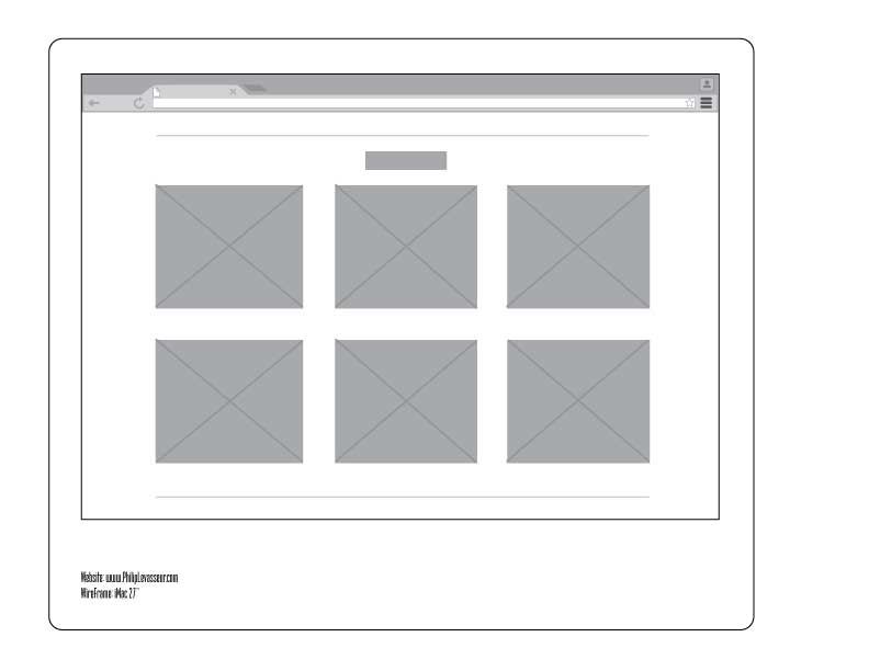 wireframe layout