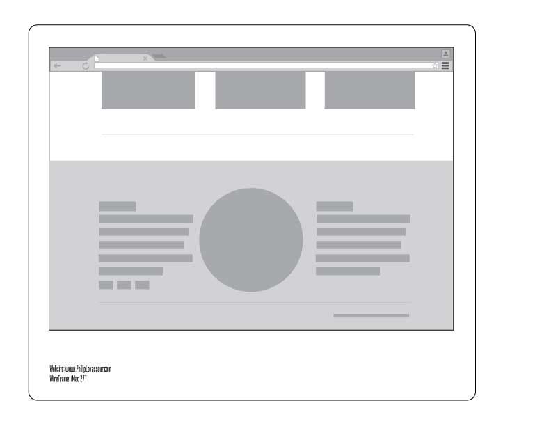 wireframe layout