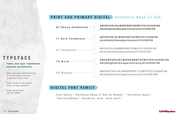 style guide image